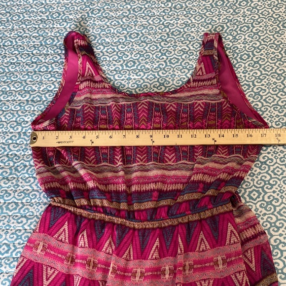 ⚡️Last Days! Francesca's Blue Rain Maxi Dress L - Picture 8 of 12